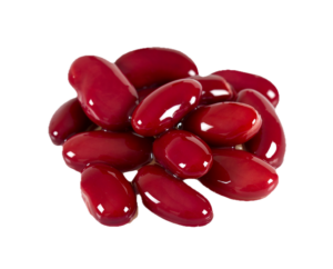 Small pile of cooked kidney beans